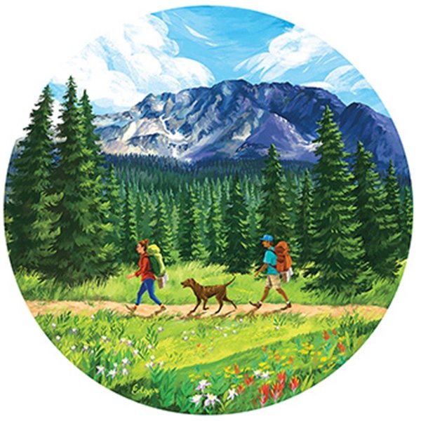 Caridad Hit the Trail Sticker CA1843702